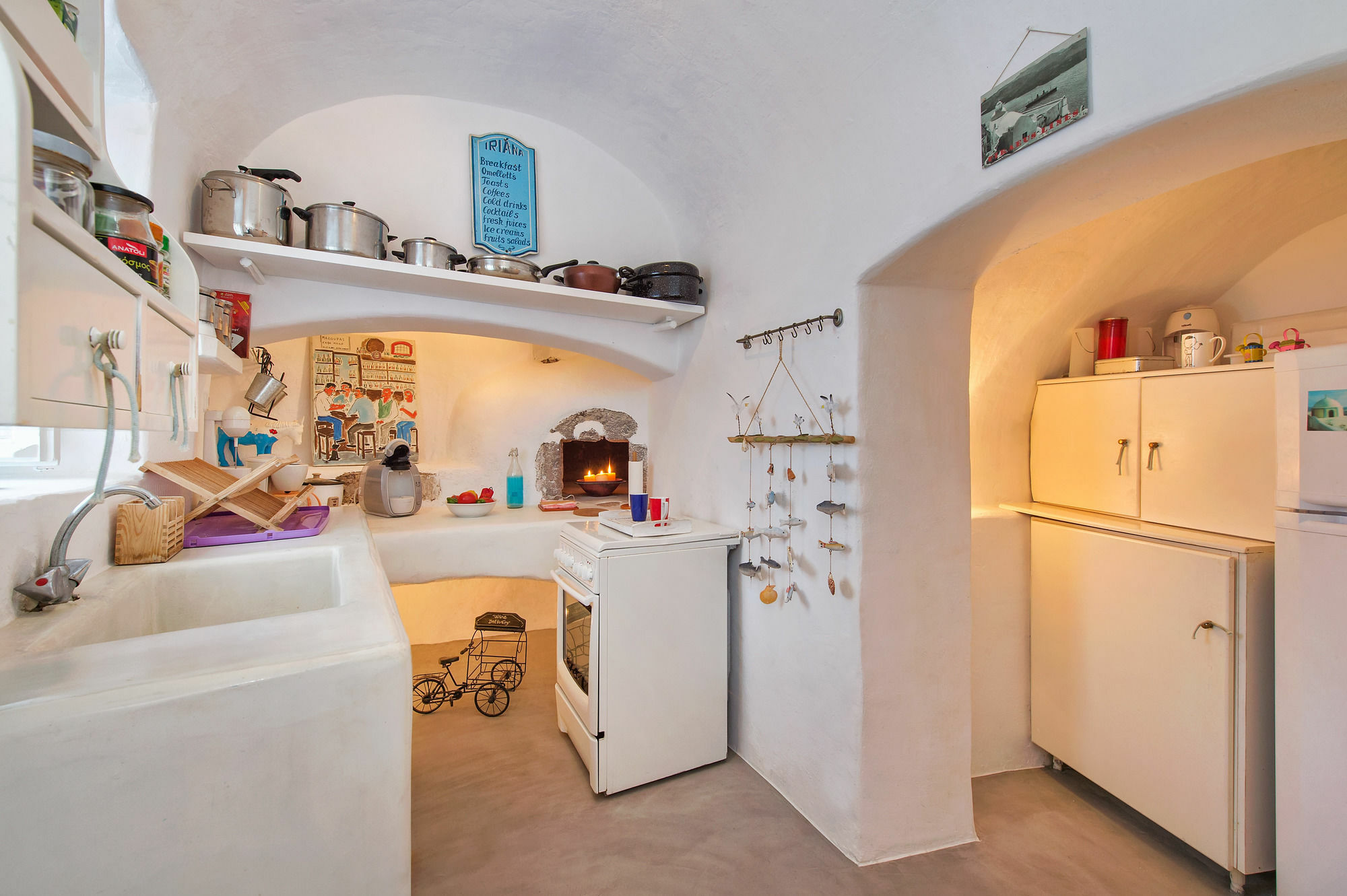 White Cave Private Villa Pyrgos Kallistis Ngoại thất bức ảnh