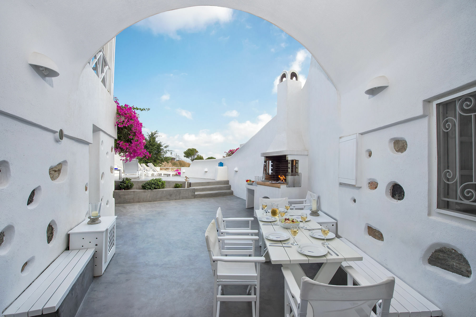 White Cave Private Villa Pyrgos Kallistis Ngoại thất bức ảnh
